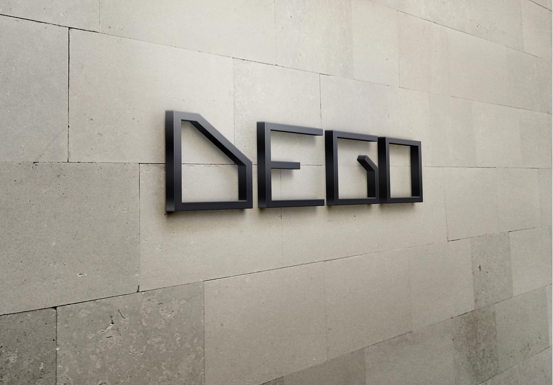 Разработка логотипа для DEGO Design&architectural visualization 