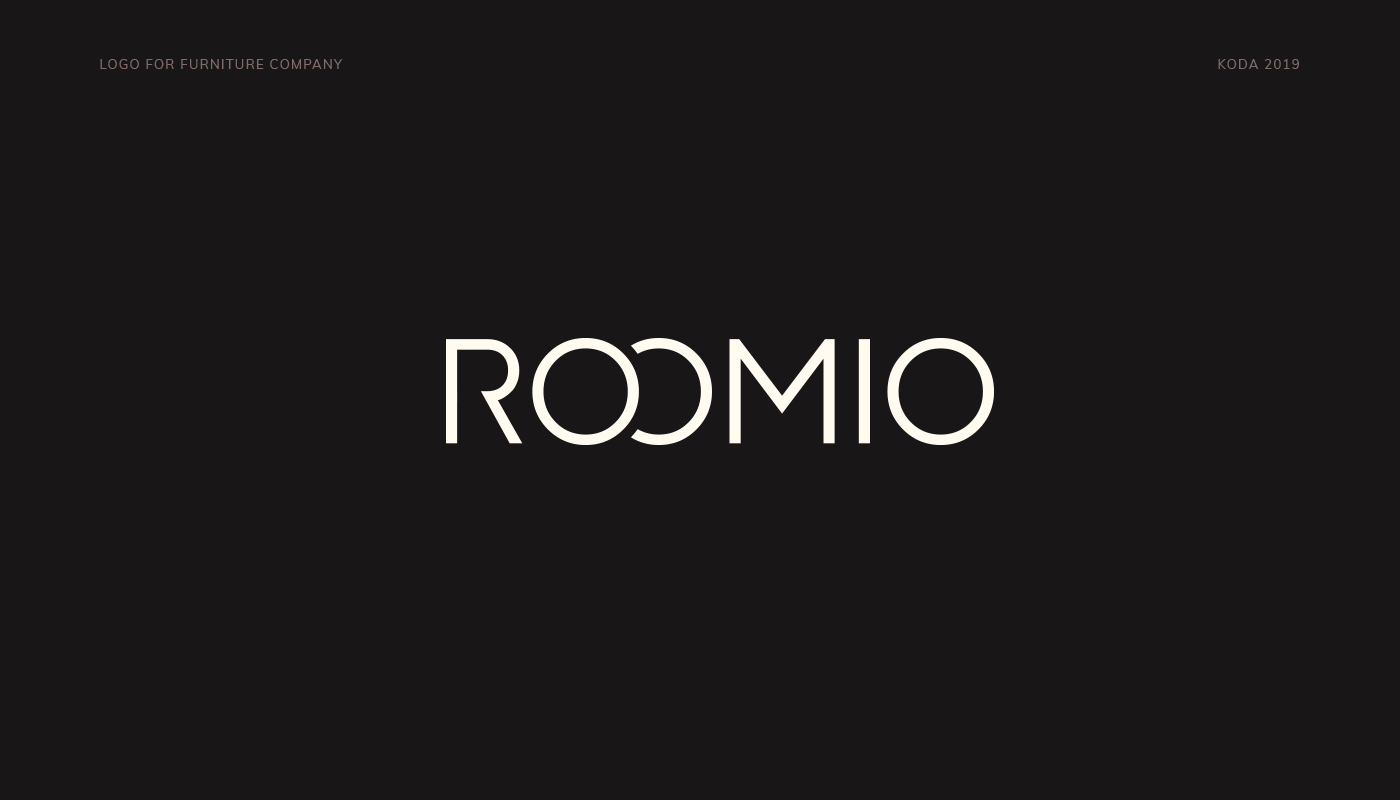 Создание логотипа для производителя мебели Roomio