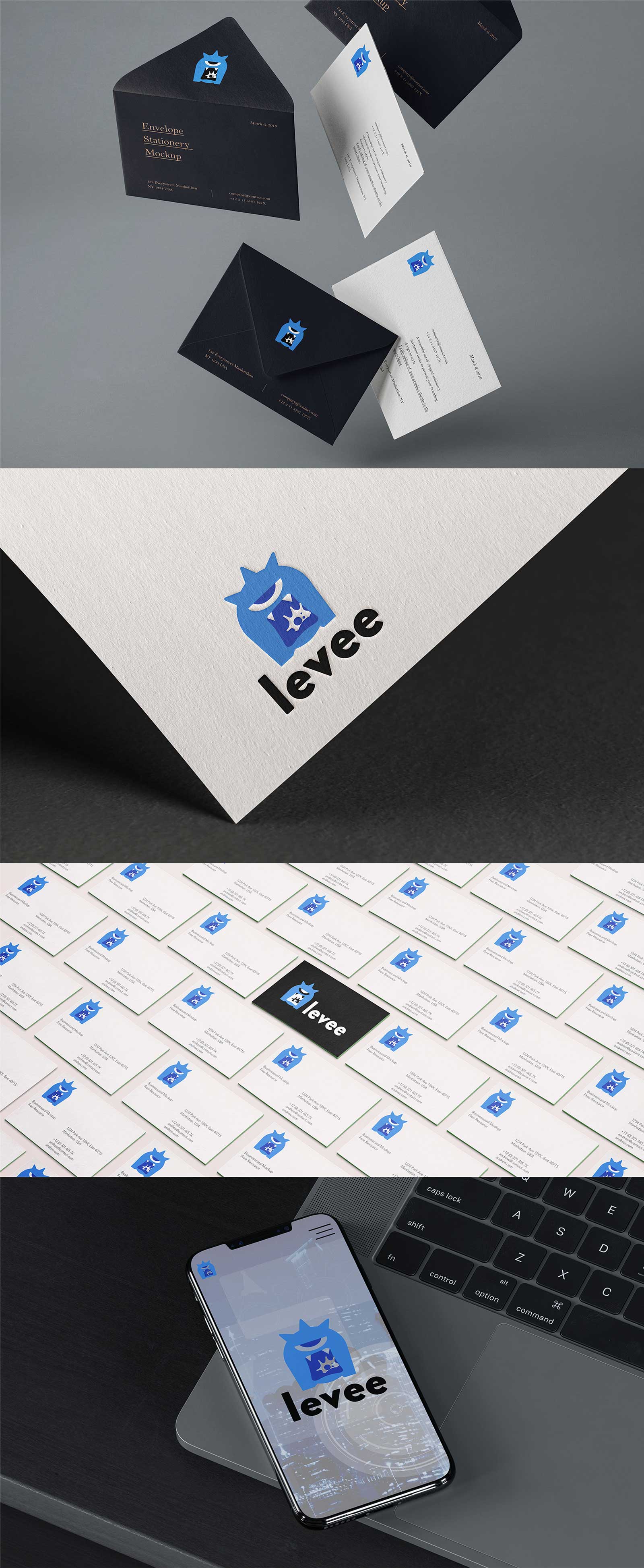 Создание логотипа для антивирусного приложения Levee  